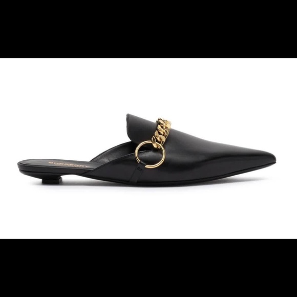 COPY - Burberry Emily Acate Chain Mule - Picture 1 of 5